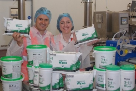 Disinfectant Wipe Meets New Standard