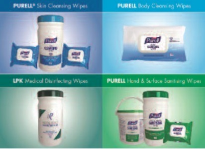 New range of healthcare wipes 