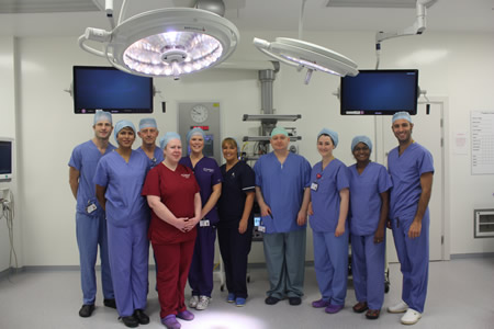 New operating theatre on the cutting edge