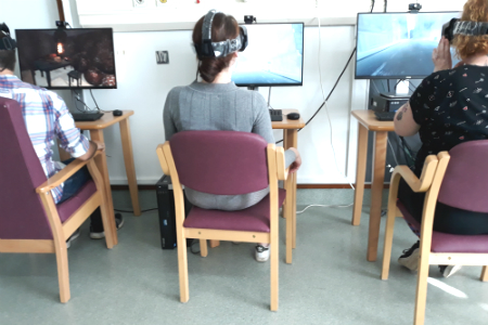Virtual reality helps patients with visual vertigo