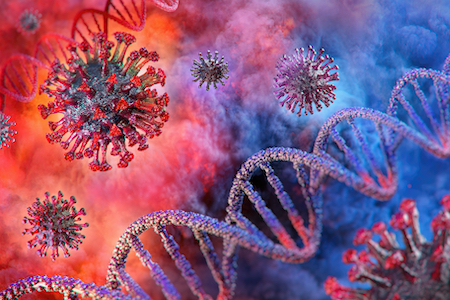 Virus remains stable for hours  on surfaces