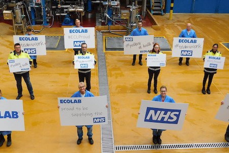 Ecolab to deliver five million litres of hand sanitiser to the NHS