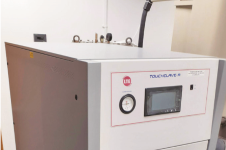 Autoclave to support COVID testing effort