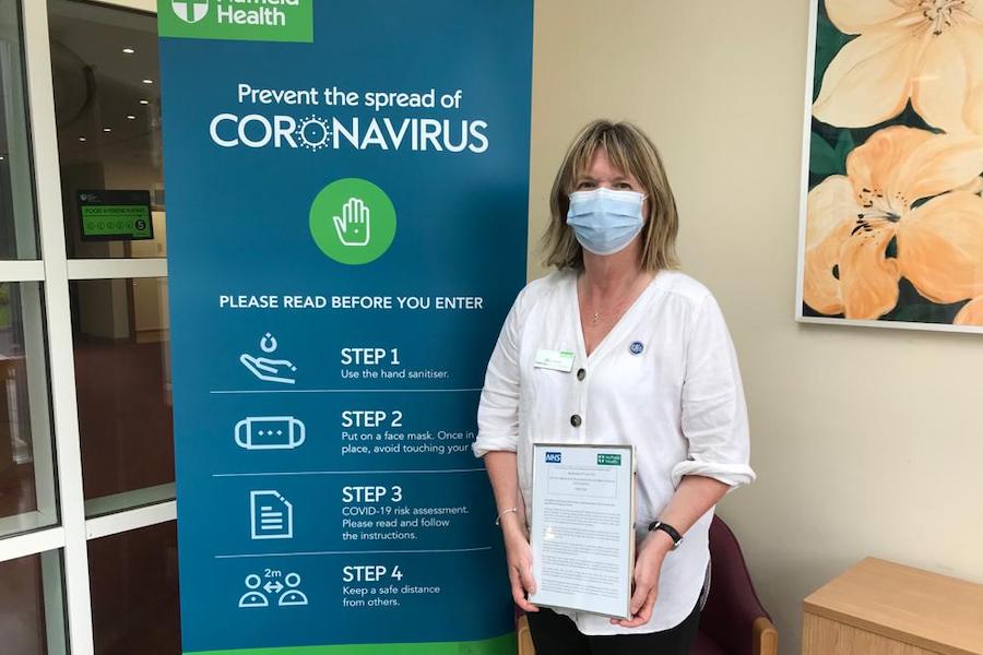 Award for Nuffield’s infection prevention and control lead nurse