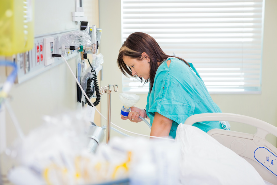 Nitric oxide reduces hospital stay in pregnant patients with COVID-19 pneumonia