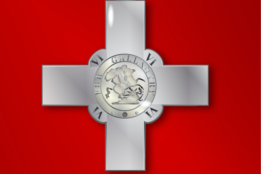 NHS staff honoured with George Cross presentation