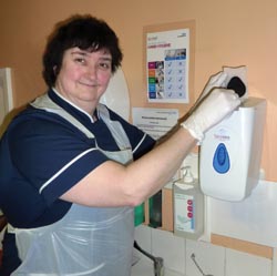 Wet wipe dispensers improve productivity