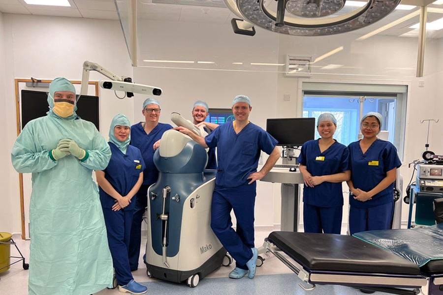 Nuffield Health Exeter Hospital performs its 2,000th Mako robot-assisted surgery