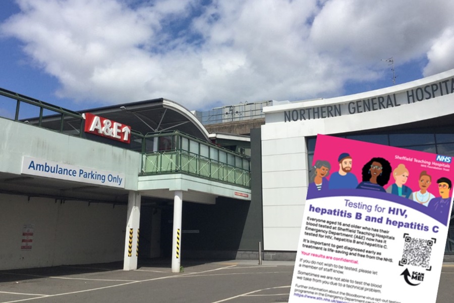 Sheffield Northern General Hospital A&E patients to get life-saving HIV and hepatitis tests  