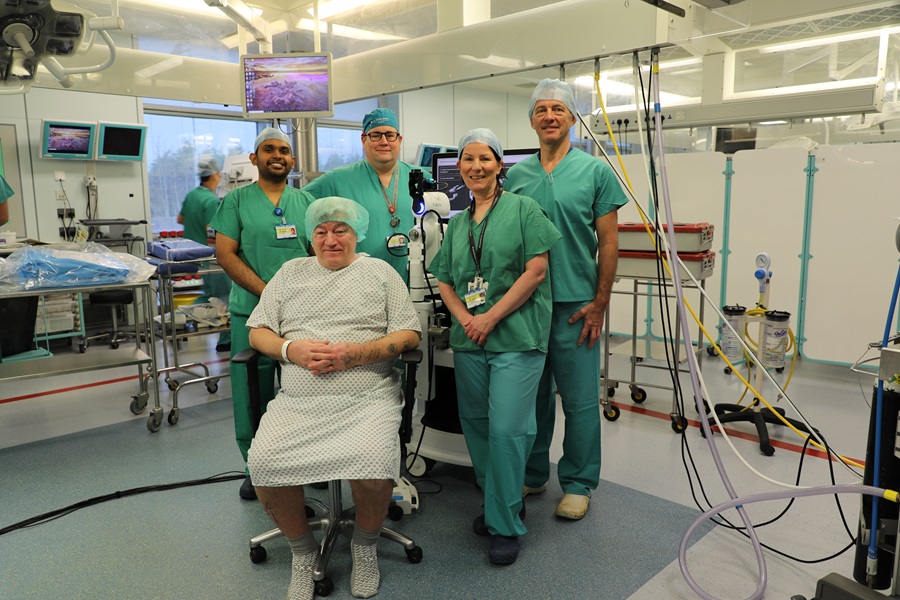 First NHS patient receives robotic assisted knee replacement using VELYS
