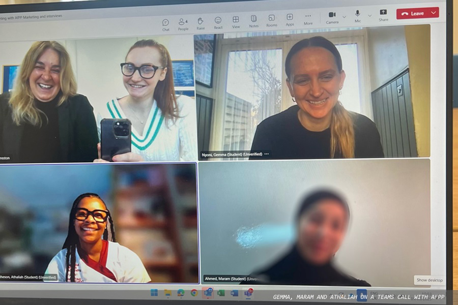 Sheffield Hallam University students gain valuable experience with AfPP