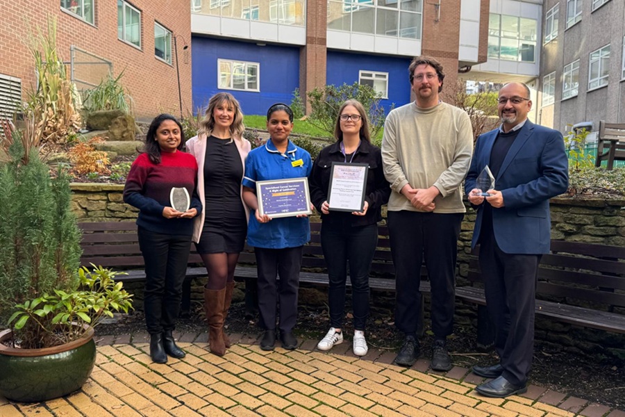 Uro-oncology remote monitoring team honoured for helping thousands of cancer patients 