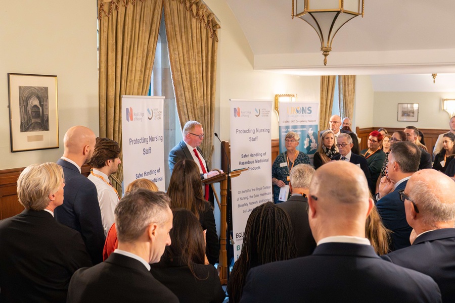 Campaign to protect healthcare workers from exposure to hazardous medicinal products (HMPs) launched in Westminster