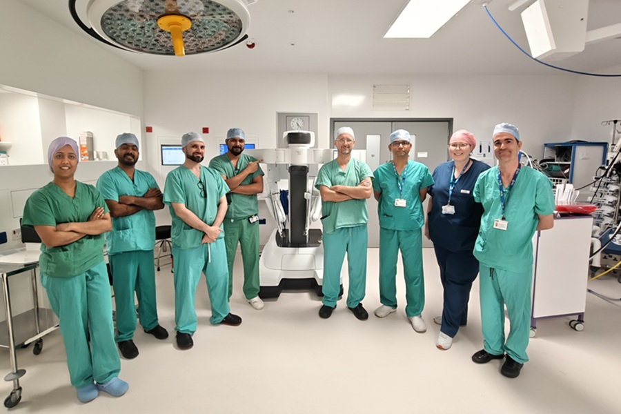New surgical robot cuts its own ribbon as Sheffield unveils latest advance in cancer care